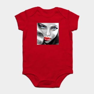 Blue Eyes Sensual sw Baby Bodysuit